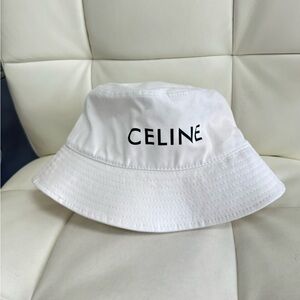 Celine White Bucket Hat